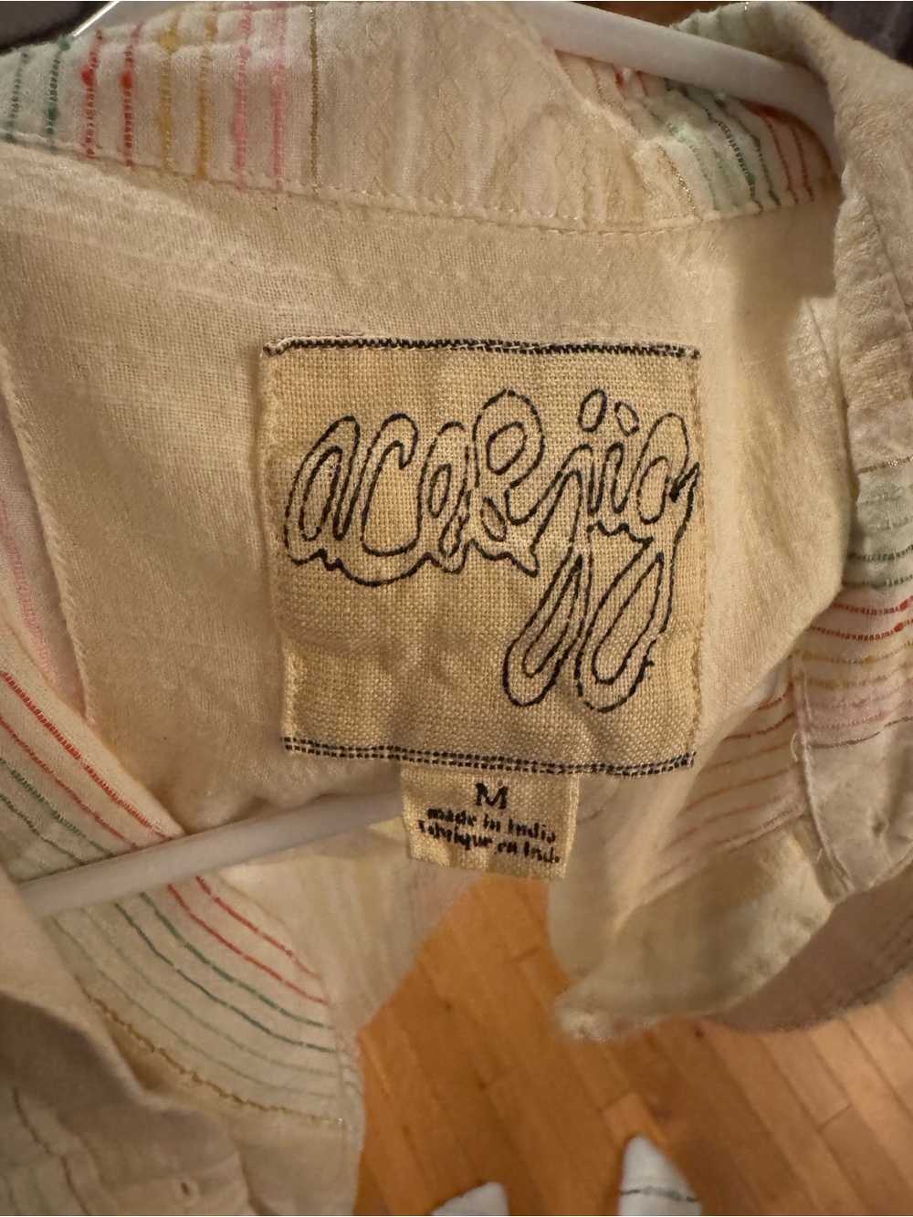 Ace & Jig 100% cotton striped button down